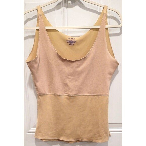 Spanx By Sara Blakely Simplicity Slimming Nude Shapewear Tank Top Size Large - Picture 1 of 4